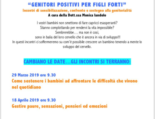 “Genitori positivi per figli forti”.